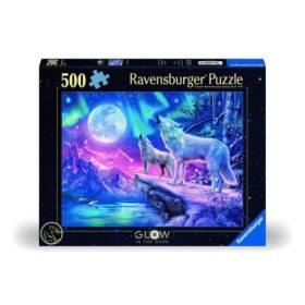 Ravensburger - Puzzle urletul lupilor la amurg 500 piese starline design nou Ravensburger - 1